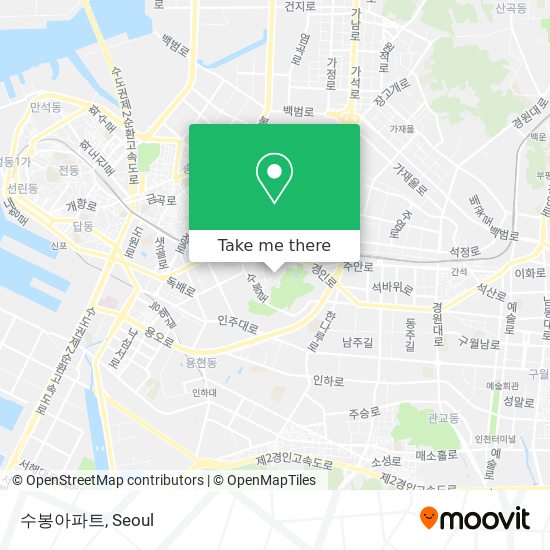 수봉아파트 map