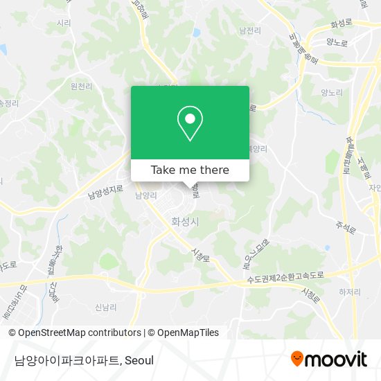 남양아이파크아파트 map