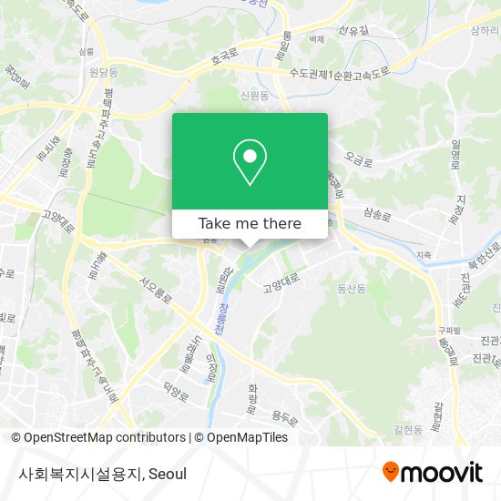 사회복지시설용지 map