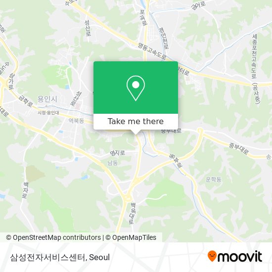삼성전자서비스센터 map