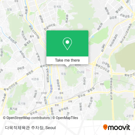 다목적체육관 주차장 map