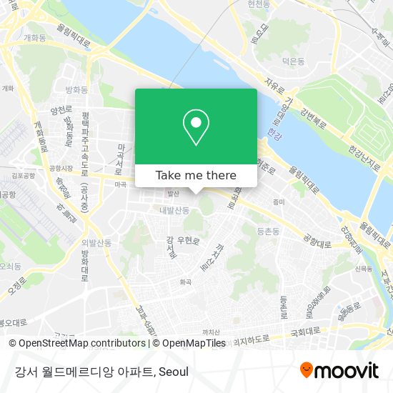 강서 월드메르디앙 아파트 map