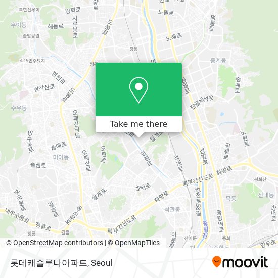 롯데캐슬루나아파트 map