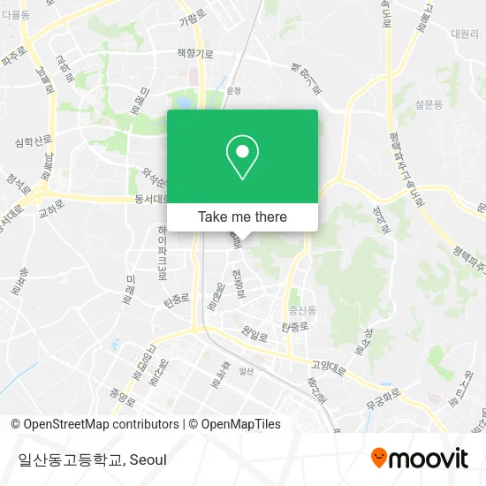 일산동고등학교 map