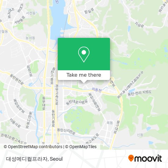 대성메디컬프라자 map