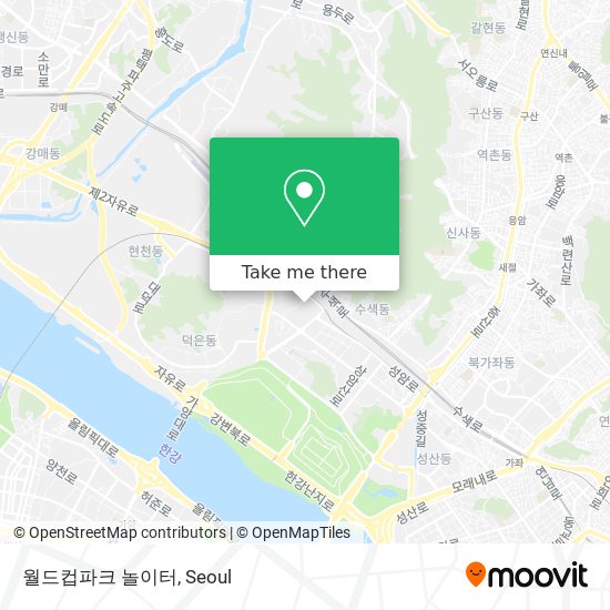 월드컵파크 놀이터 map