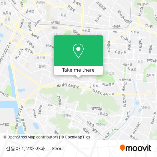 신동아 1, 2차 아파트 map