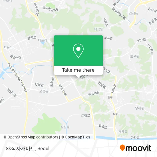 Sk식자재마트 map