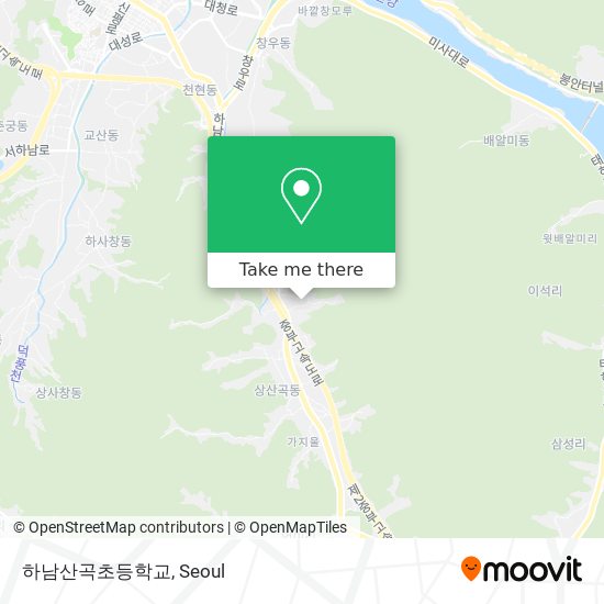 하남산곡초등학교 map