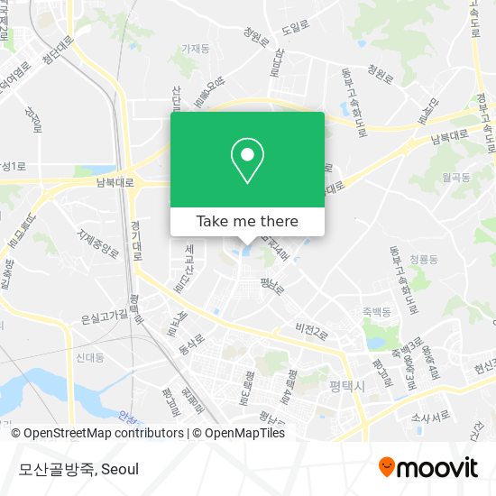 모산골방죽 map