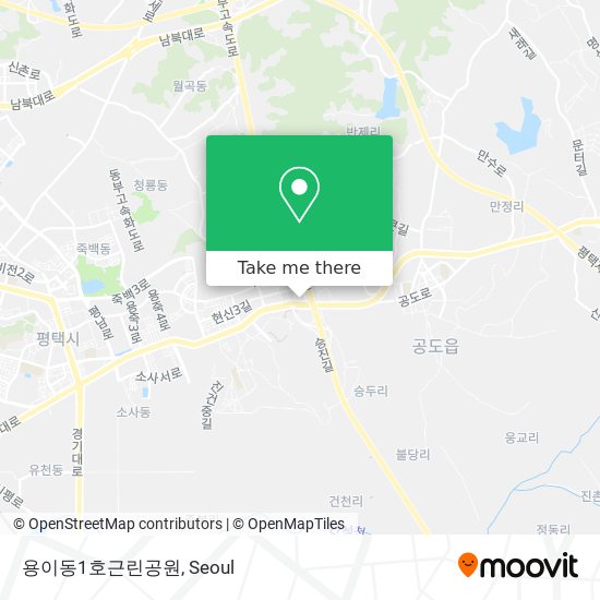 용이동1호근린공원 map