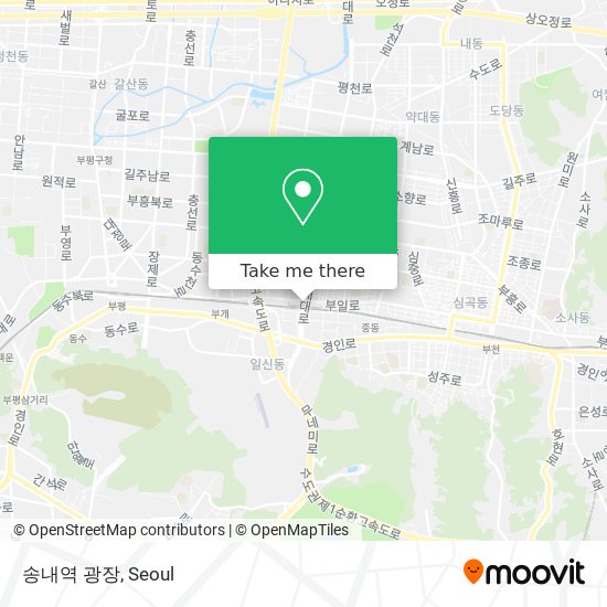 송내역 광장 map