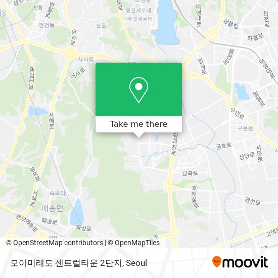 모아미래도 센트럴타운 2단지 map