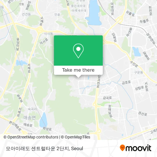 모아미래도 센트럴타운 2단지 map