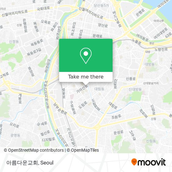 아름다운교회 map