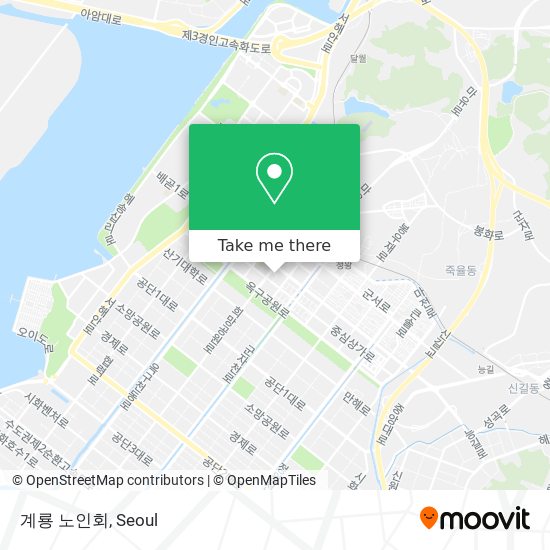 계룡 노인회 map