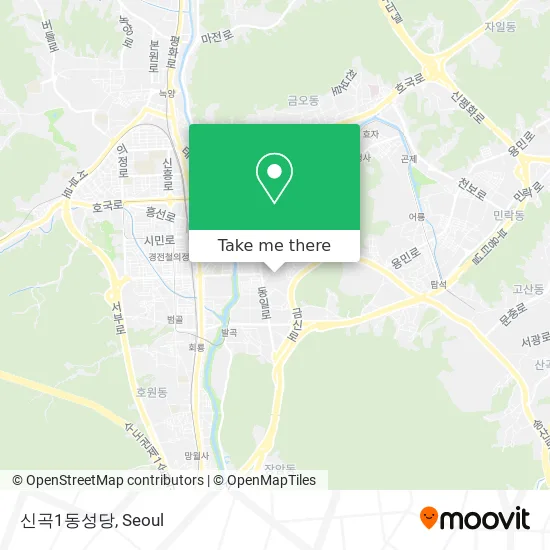 신곡1동성당 map