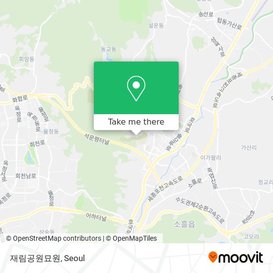 재림공원묘원 map