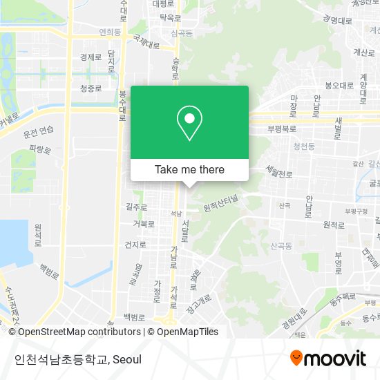 인천석남초등학교 map