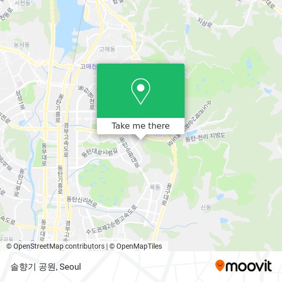 솔향기 공원 map