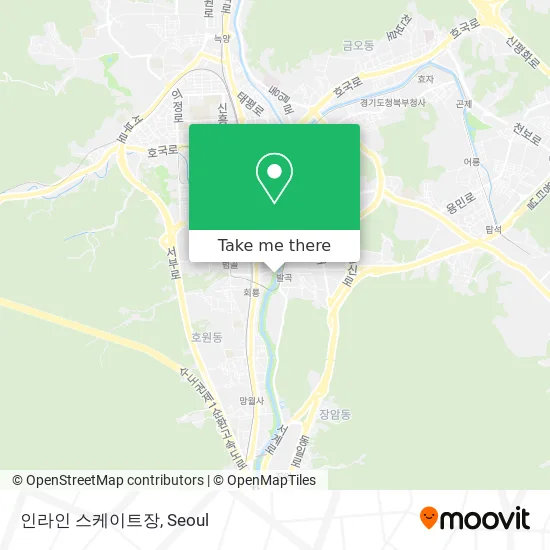 인라인 스케이트장 map