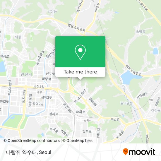 다람쥐 약수터 map