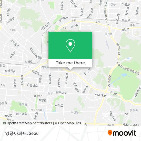 영풍아파트 map