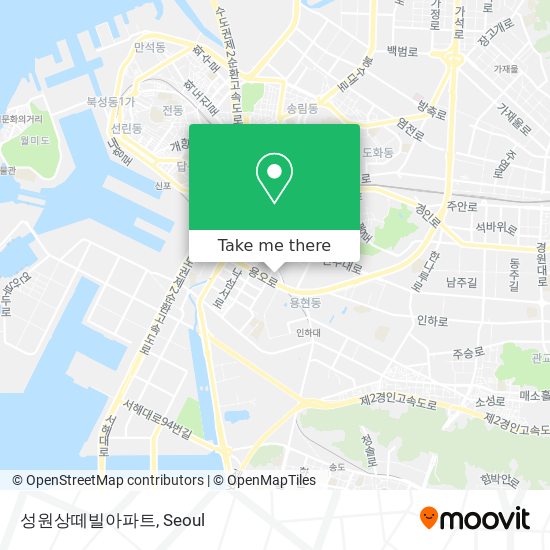 성원상떼빌아파트 map