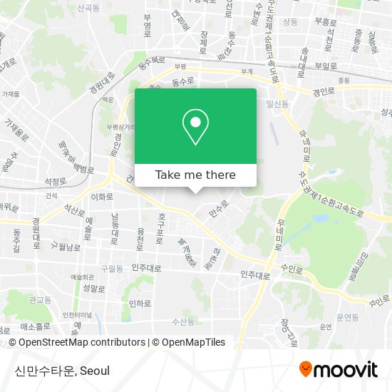 신만수타운 map