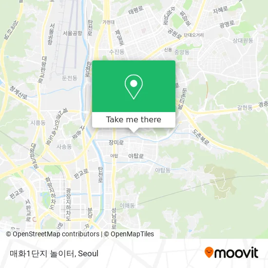 매화1단지 놀이터 map