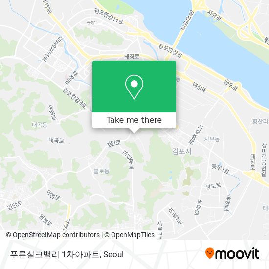 푸른실크밸리 1차아파트 map