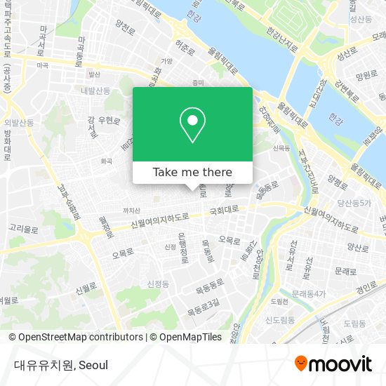 대유유치원 map