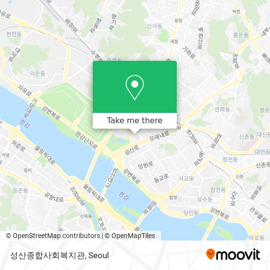 성산종합사회복지관 map