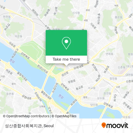 성산종합사회복지관 map