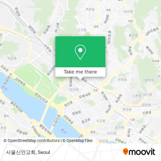 서울신안교회 map