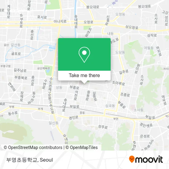 부명초등학교 map