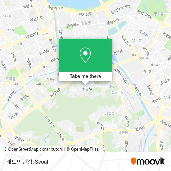 배드민턴장 map
