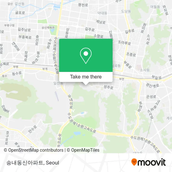 송내동신아파트 map