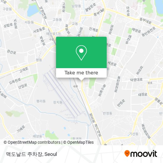 맥도날드 주차장 map