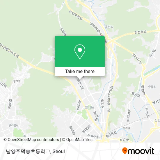 남양주덕송초등학교 map