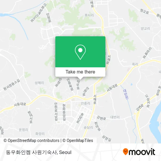 동우화인켐 사원기숙사 map
