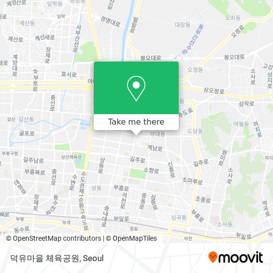 덕유마을 체육공원 map
