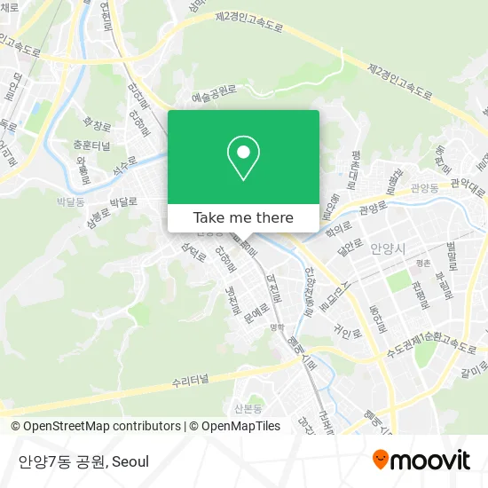 안양7동 공원 map