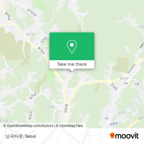 상곡타운 map