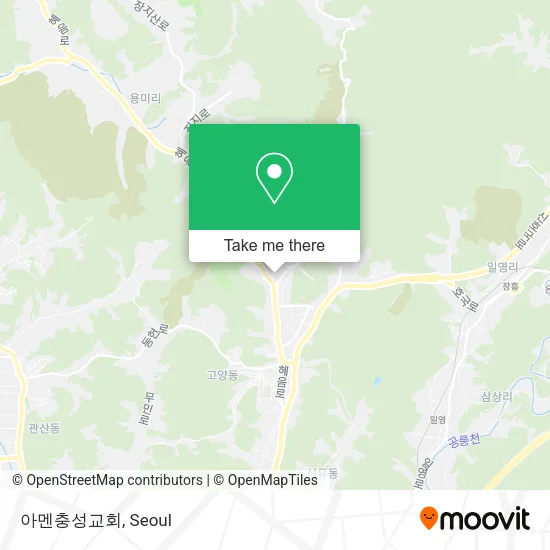아멘충성교회 map