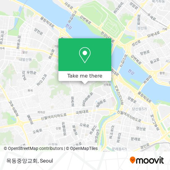 목동중앙교회 map