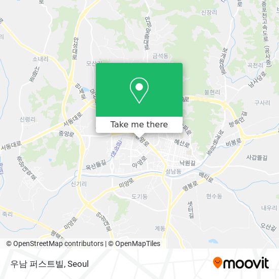 우남 퍼스트빌 map