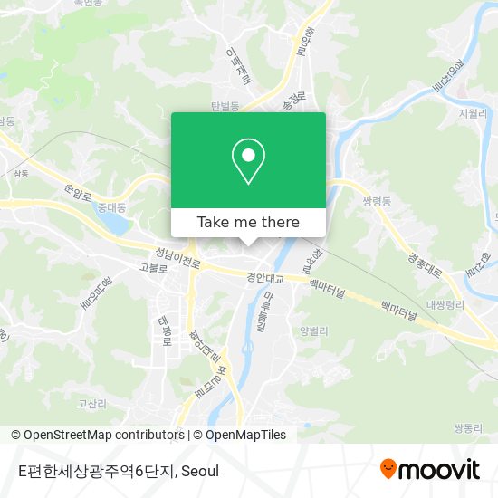 E편한세상광주역6단지 map