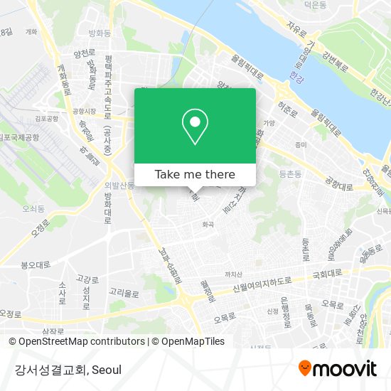 강서성결교회 map