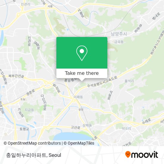 충일하누리아파트 map